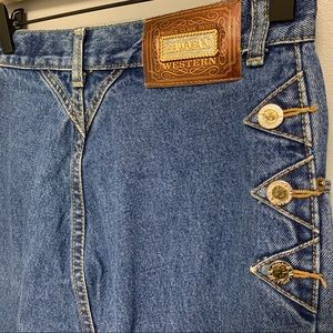 Vintage Lawman Western Womens Denim 